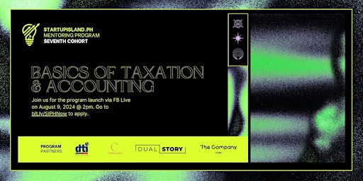 Basics of Taxation and Accounting | Startup Mentoring Program #SIPH7