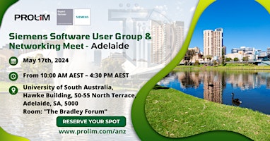 Image principale de Siemens Software User Group & Networking Meet - Adelaide