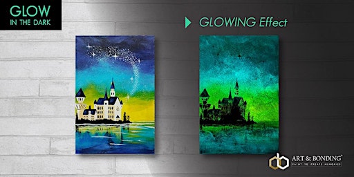 Primaire afbeelding van Glow Sip & Paint : Glow - Illuminated Glow Castle