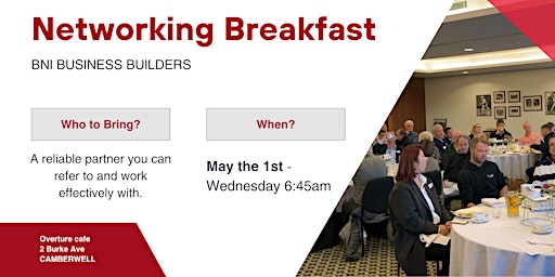 Image principale de Networking Breakfast Event