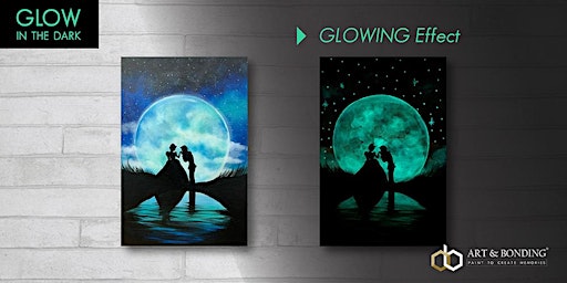 Primaire afbeelding van Glow Sip & Paint : Glow - Cinderella & Prince Charming