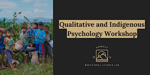 Primaire afbeelding van Qualitative and Indigenous Psychology Workshop
