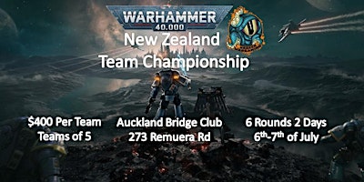 Immagine principale di Warhammer 40k New Zealand Teams Tournament 