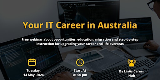 Your IT career and education in Australia primary image