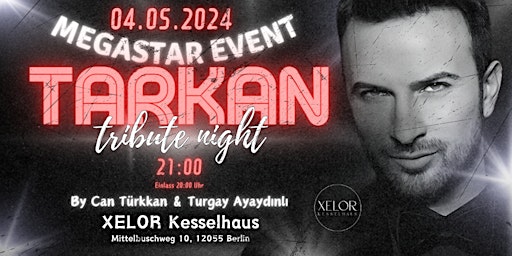 Imagem principal do evento Tarkan Tribute Night