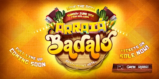 Hauptbild für BADALO: ARRAIÁ (June Long Weekend)