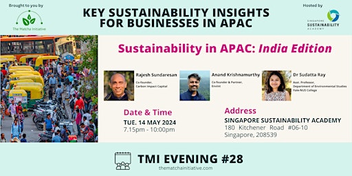 Imagem principal do evento Key Sustainability Insights for businesses in APAC Part 2: India