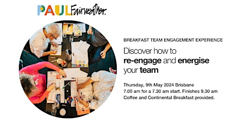 Imagem principal do evento Discover How to  Re-Engage and Energise  your Team.