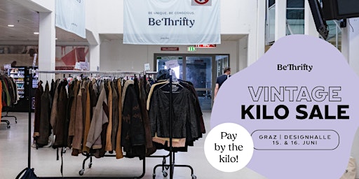 Primaire afbeelding van BeThrifty Vintage Kilo Sale | Graz | 15. & 16. Juni