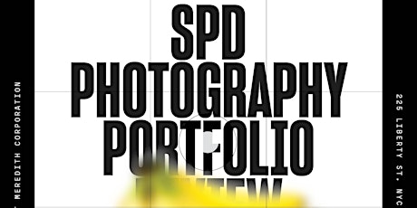 The 2nd Annual SPD Photography Portfolio Review primary image