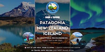 Hiking & Trekking Patagonia, New Zealand & Iceland - Free Travel Talk primary image