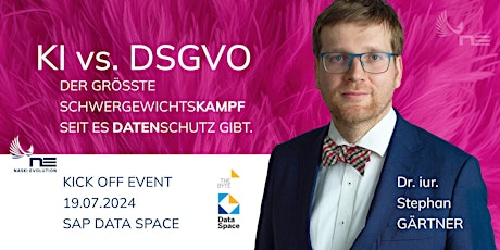 KI vs. DATENSCHUTZ – KICK OFF Event: Keynote Dr. iur. Stephan Gärtner