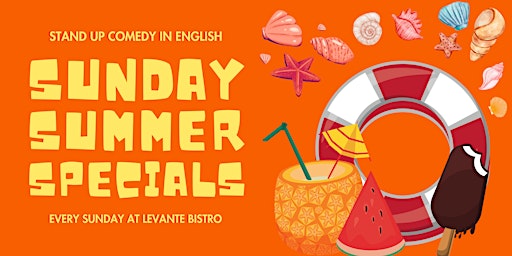 Hauptbild für Downtown Comedy - Sunday Summer Specials • Stand Up Comedy in English