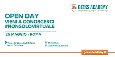 Open Day Vieni a Conoscrerci #nonsolovirtuale - 25/05 Roma primary image