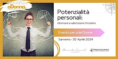 Imagem principal do evento "daDonna aDonna" Potenzialità Personali: dare valore a sé stesse.