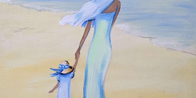 Imagen principal de Mother's Day At the Beach - Paint and Sip by Classpop!™