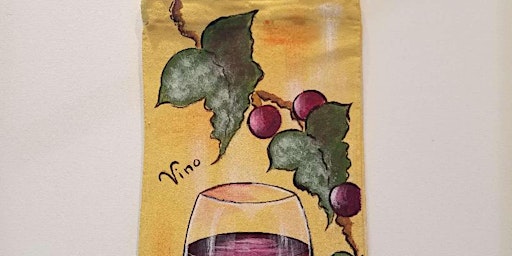 Vino Wine Tote - Paint and Sip by Classpop!™ primary image