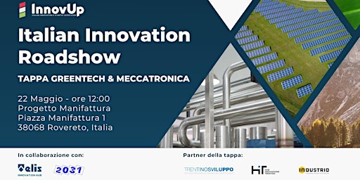 Hauptbild für ITALIAN INNOVATION ROADSHOW - Tappa Greentech & Meccatronica