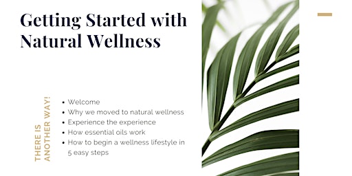 Image principale de Getting started with natural wellness