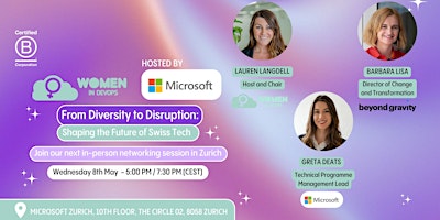Hauptbild für From Diversity to Disruption: Shaping the Future of Swiss Tech