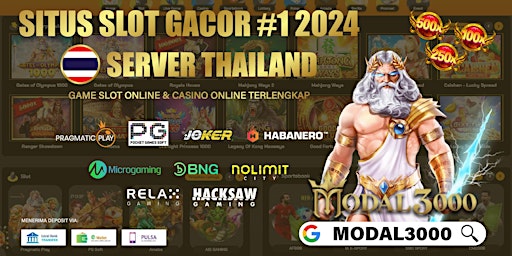 Image principale de MODAL3000: Tempat Bermain Slot Deposit Modal 3000 Cuan Jutaan
