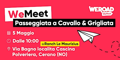 WeMeet | Passeggiata a Cavallo & Grigliata