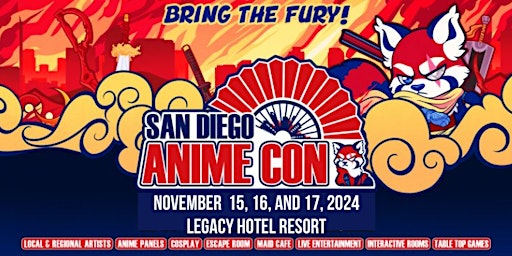 Imagem principal do evento San Diego Anime Convention 2024