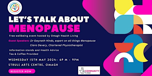 Imagem principal do evento “Let’s talk about Menopause”