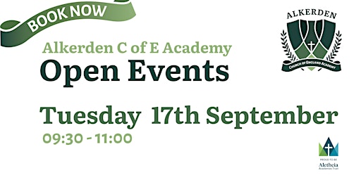 Alkerden C of E Academy Open Event | Tuesday 17th September 09:30 -11:00 primary image