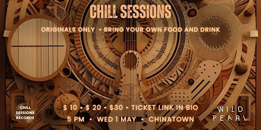 Imagen principal de Chill Sessions at Lucky Hall • Originals Only • BYO F&B • Wed 1 Labor Day
