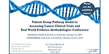 Patient Group Pathway Model to Accessing Cancer Clinical Trials & Real World Evidence Methodologies Conference primary image