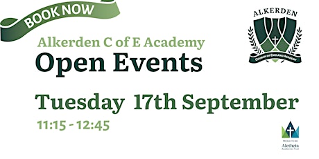 Alkerden C of E Academy Open Event | Tuesday 17th September 11:15 - 12:45