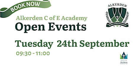 Alkerden C of E Academy Open Event | Tuesday 24th September 09:30 -11:00