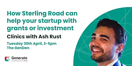 How Sterling Road can help your startup with grants or investment