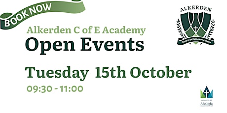 Alkerden C of E Academy Open Event | Tuesday 15th October 09:30 - 11:00