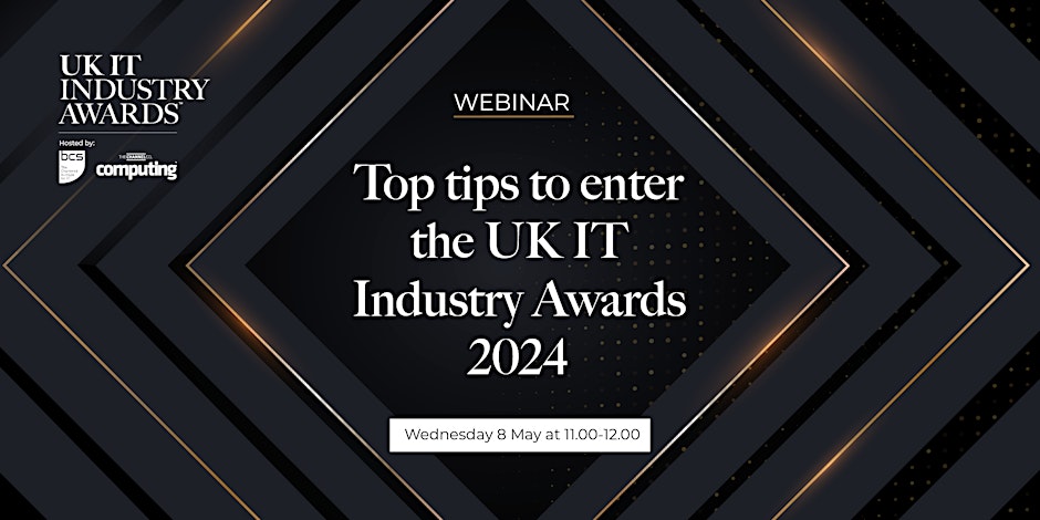 UK IT Industry Awards 2024 - Top Tips webinar