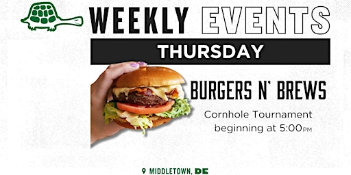 Imagem principal do evento Burgers N' Brews | Thursday
