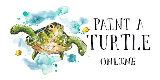 Imagem principal de *ONLINE* Beginner-Friendly Watercolour Tutorial: Paint a Turtle