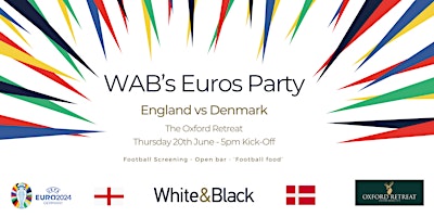 Primaire afbeelding van WAB's Euros Party - England vs Denmark