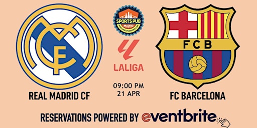 Real Madrid v FC Barcelona | El Clasico LaLiga - Sports Pub La Latina  primärbild