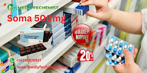 Pain O Soma 500 mg | Buy Soma Online easily & safely | +1 614-887-8957 primary image