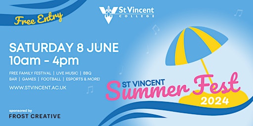 Imagen principal de Summer Fest | Saturday 8 June | St Vincent College