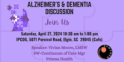 Primaire afbeelding van Alzheimer's and Dementia Discussion