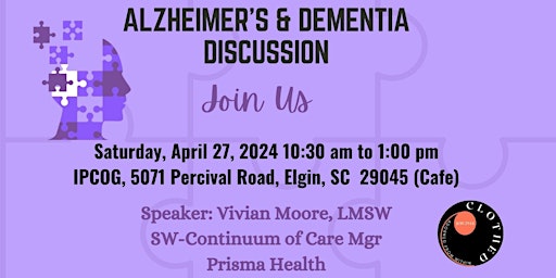 Imagem principal do evento Alzheimer's and Dementia Discussion