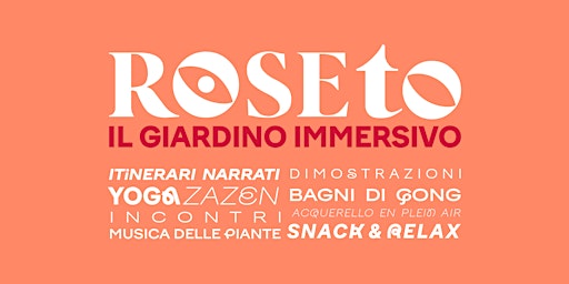 PERCORSO DELLE ROSE al Roseto Santa Giustina primary image
