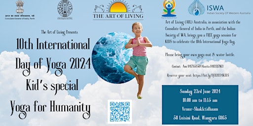 Imagem principal de International Yoga Day 2024-Kids special