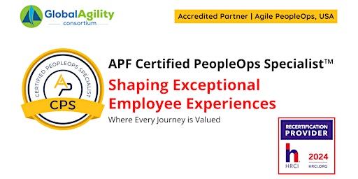 APF Certified PeopleOps Specialist™ (APF CPS™) | Jul 1-2, 2024 primary image