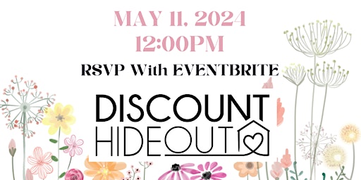 Imagen principal de Mother's Day Plant Party Workshop at Discount Hideout!