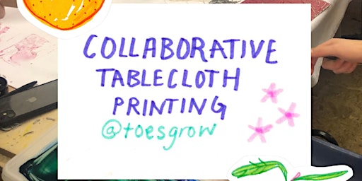 Collaborative Tablecloth Printing!  primärbild