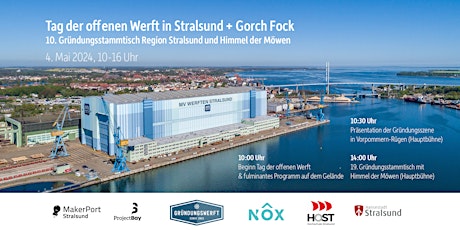 Tag der offenen Werft Stralsund & 10. Gründungsstammtisch Region HST